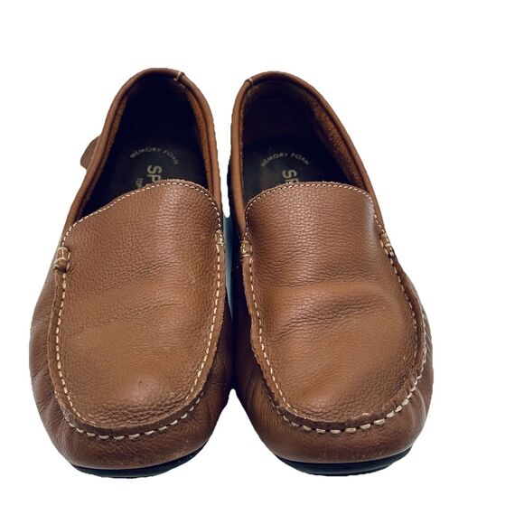 Sperry Top-Sider Wave Driver Men's Tan Leather Casual Loafer Slip On Size 11 - Picture 2 of 10